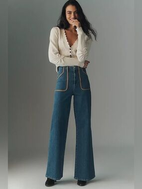 LE JEAN JONI HIGH-RISE FLARE JEANS